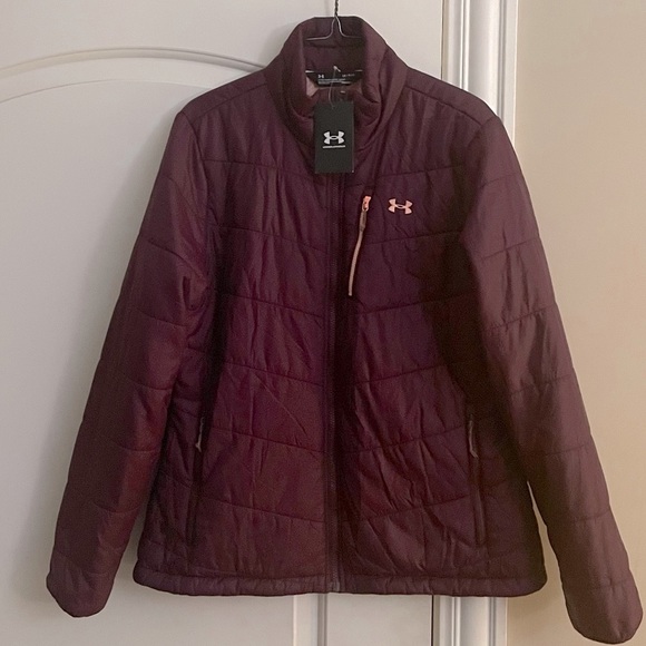 Brand new “Under Armour “coat for women.Size-L,color purple (burgundy). - Picture 1 of 11